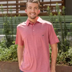 Rutledge Heather Performance Polo