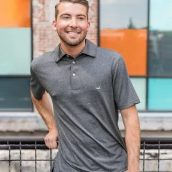 Rutledge Heather Performance Polo