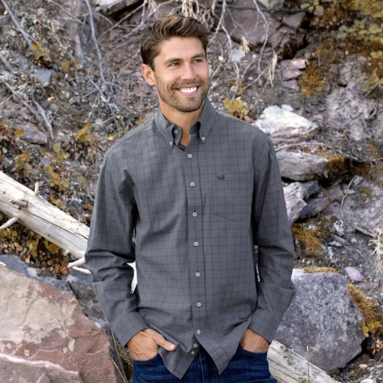 Sabine Washed Check Dress Shirt