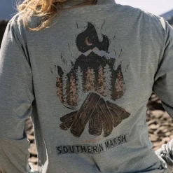 SEAWASH™ Tee -  Campfire - Long Sleeve