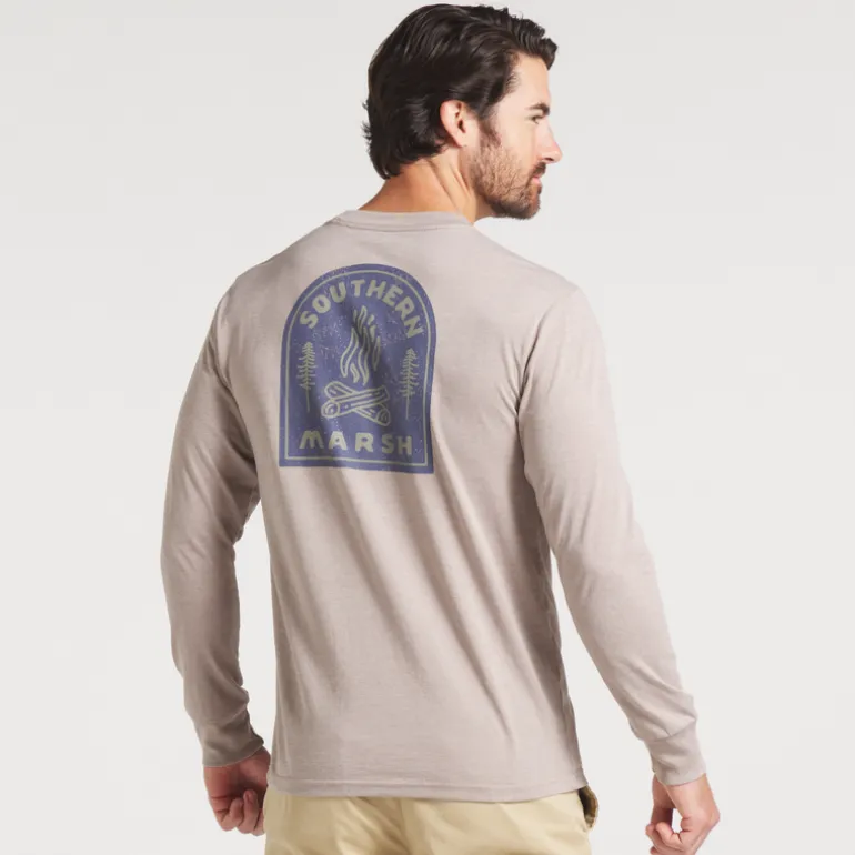 Seawash™ Tee - Campfire Badge - Long Sleeve