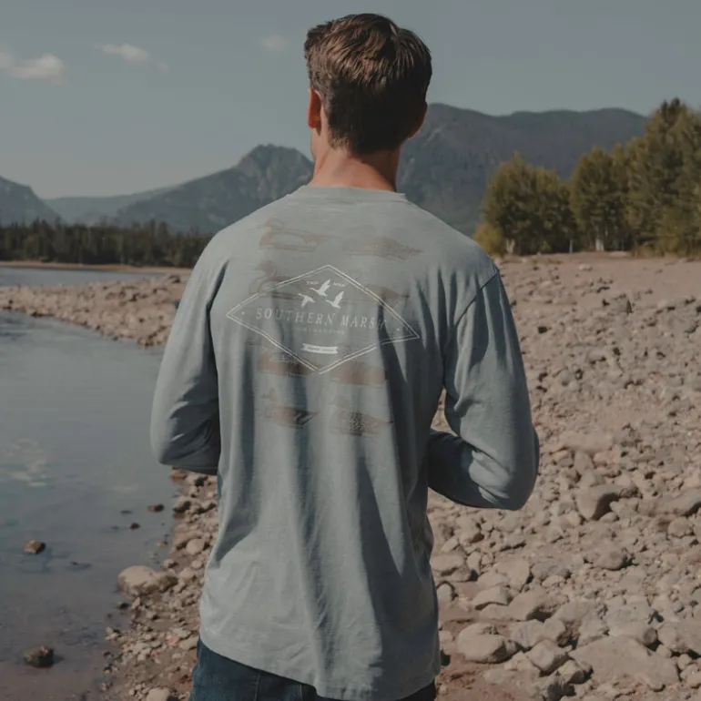 SEAWASH™ Tee - Decoy Stamp - Long Sleeve
