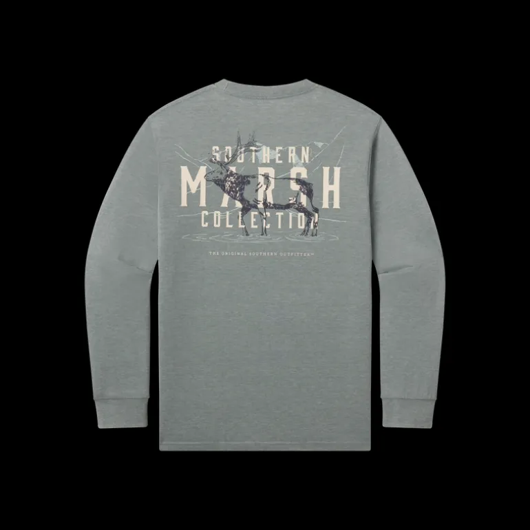 SEAWASH™ Tee - Etched Elk - Long Sleeve
