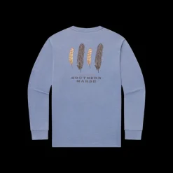 SEAWASH™ Tee - Waterfowl Feathers - Long Sleeve