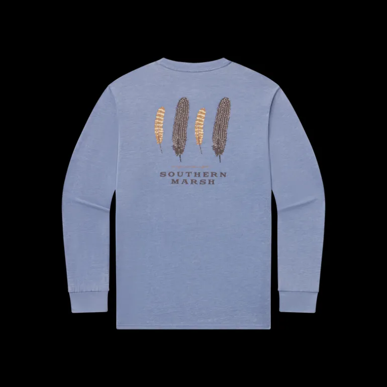 SEAWASH™ Tee - Waterfowl Feathers - Long Sleeve