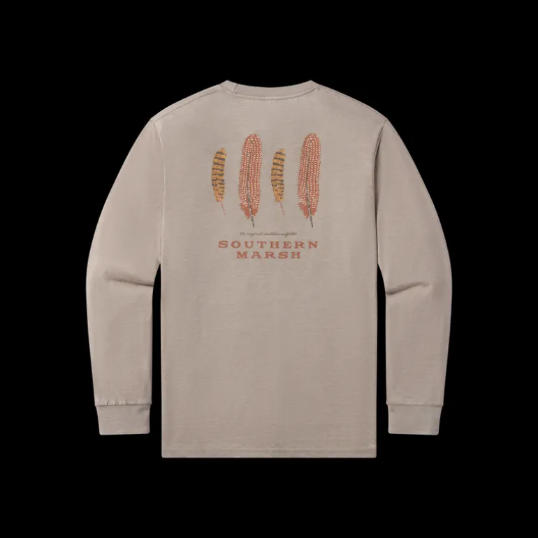 SEAWASH™ Tee - Waterfowl Feathers - Long Sleeve