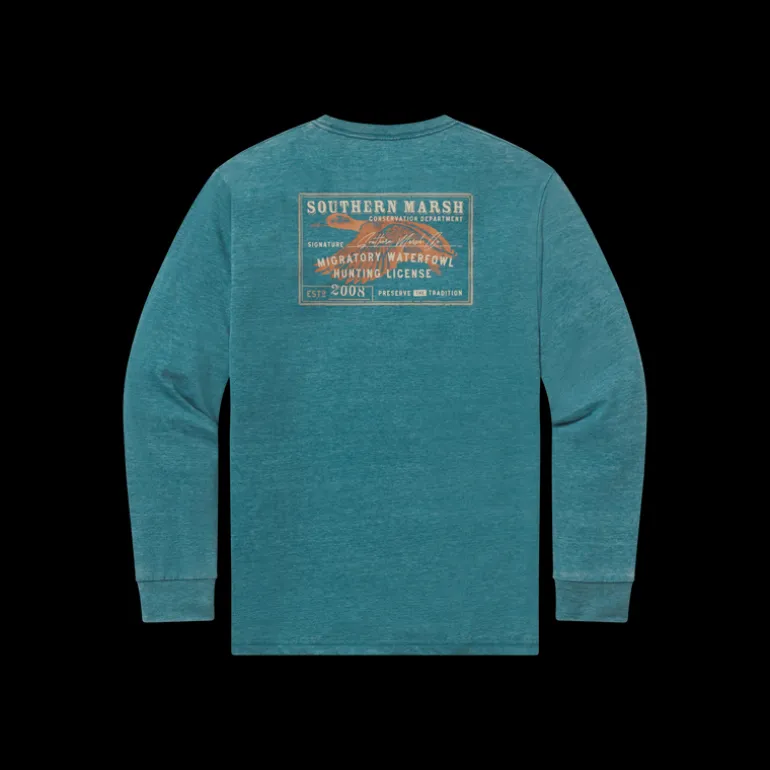 SEAWASH™ Tee - Waterfowl License - Long Sleeve