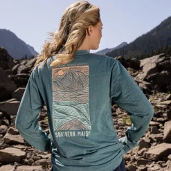 SEAWASH™ Tee - Woodcut Canoe - Long Sleeve