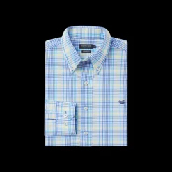 Shores Windowpane Performance Dress Shirt