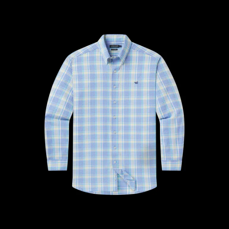 Shores Windowpane Performance Dress Shirt