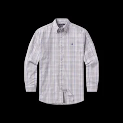 Shores Windowpane Performance Dress Shirt