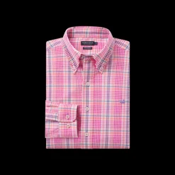Shores Windowpane Performance Dress Shirt