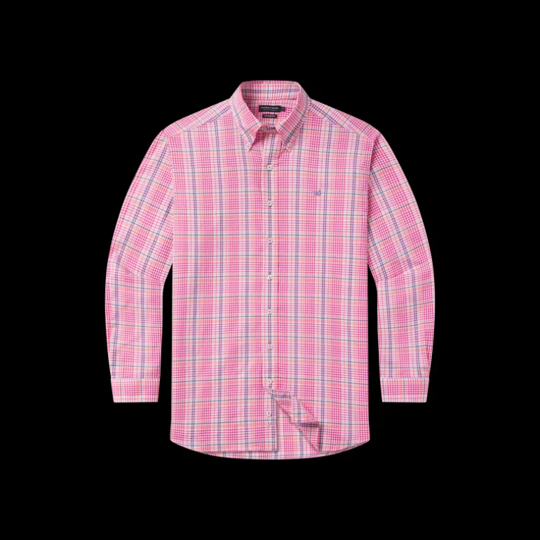 Shores Windowpane Performance Dress Shirt