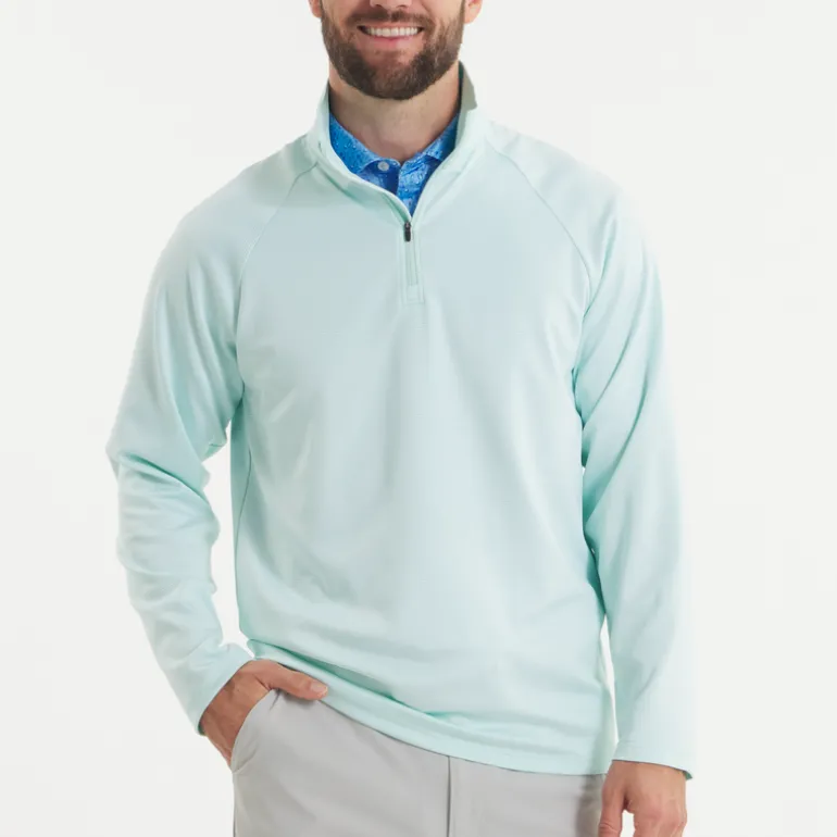 Southampton Performance Quarter Zip - Stripes