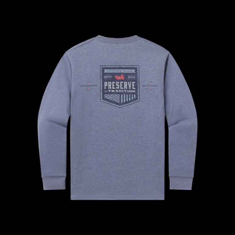 Southern Tradition Crest Tee - Long Sleeve