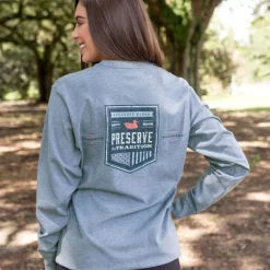 Southern Tradition Crest Tee - Long Sleeve