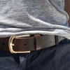 Stamped Leather Belt