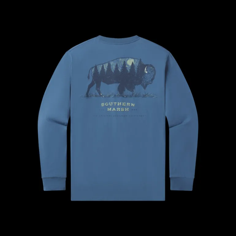 Starry Silhouette Tee - Buffalo - Long Sleeve
