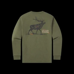 Starry Silhouette Tee - Elk - Long Sleeve