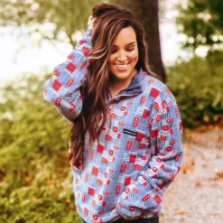 Star-Spangled Fleece Pullover
