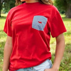 Stewart Pocket Tee - Gingham