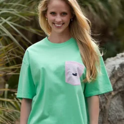 Stewart Pocket Tee - Seersucker