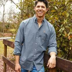 Sumner Relaxed Washed Gingham Dress Shirt