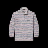 Tangier Ikat Fleece Pullover