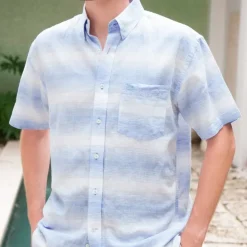 The Richard Dress Shirt - Linen Lines