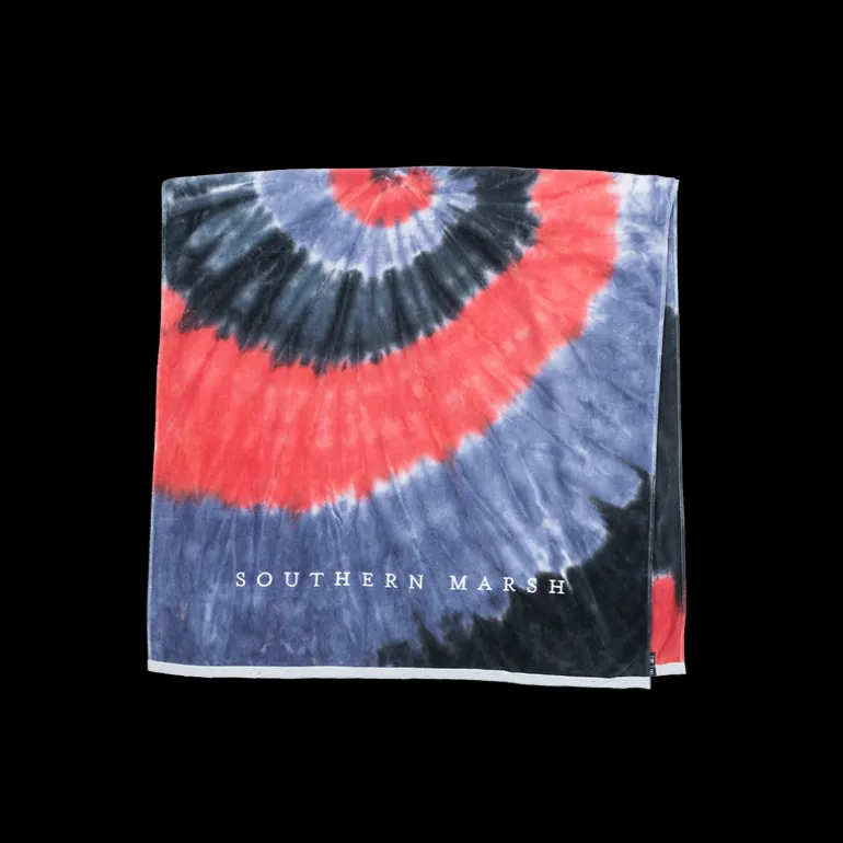 Tie-Dye Beach Towel