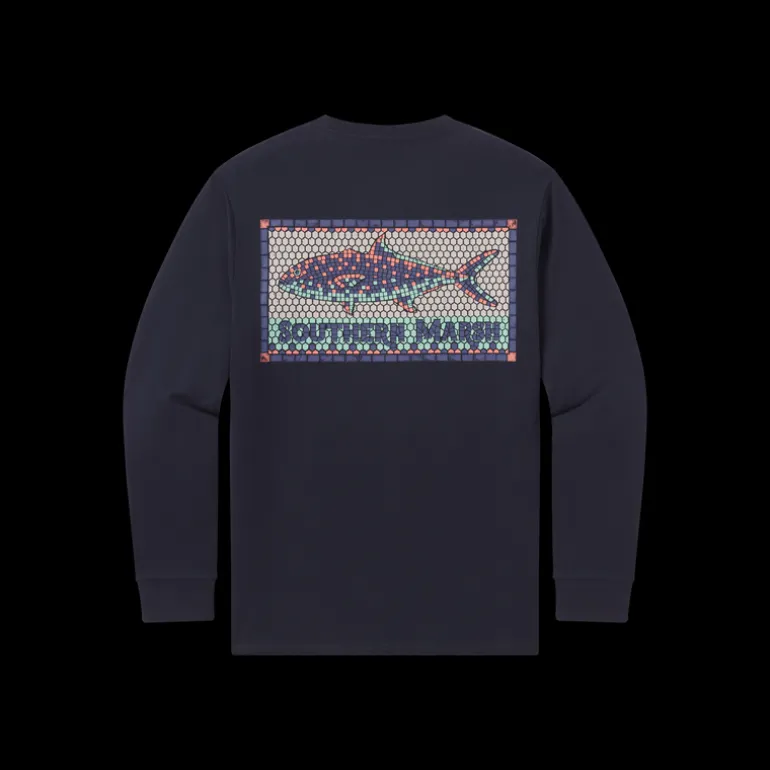 Tile Fish Tee - Long Sleeve