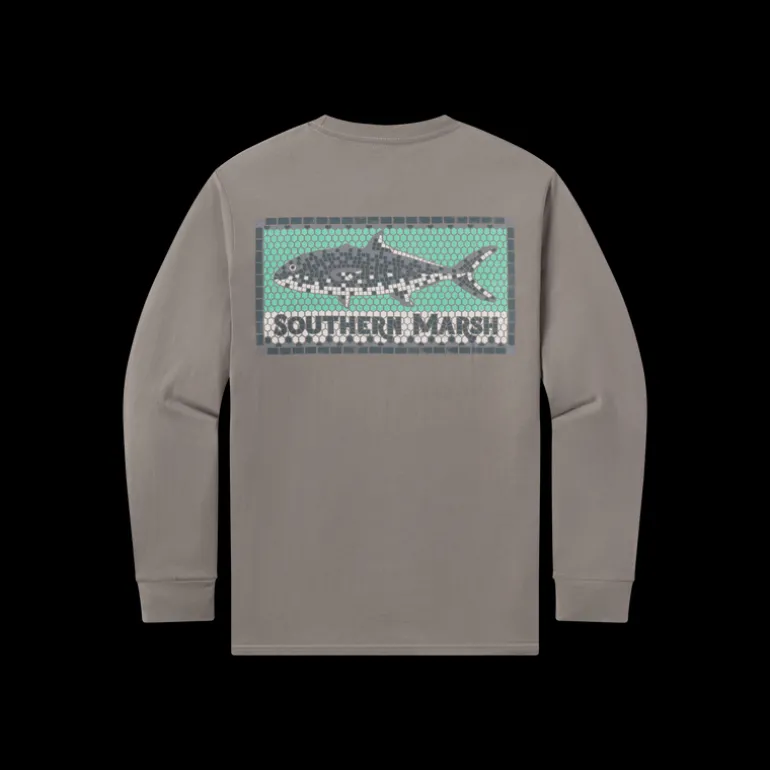 Tile Fish Tee - Long Sleeve