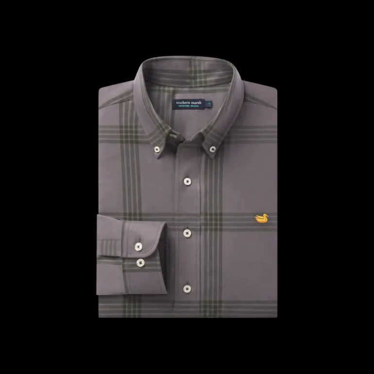 Trussville Windowpane Dress Shirt