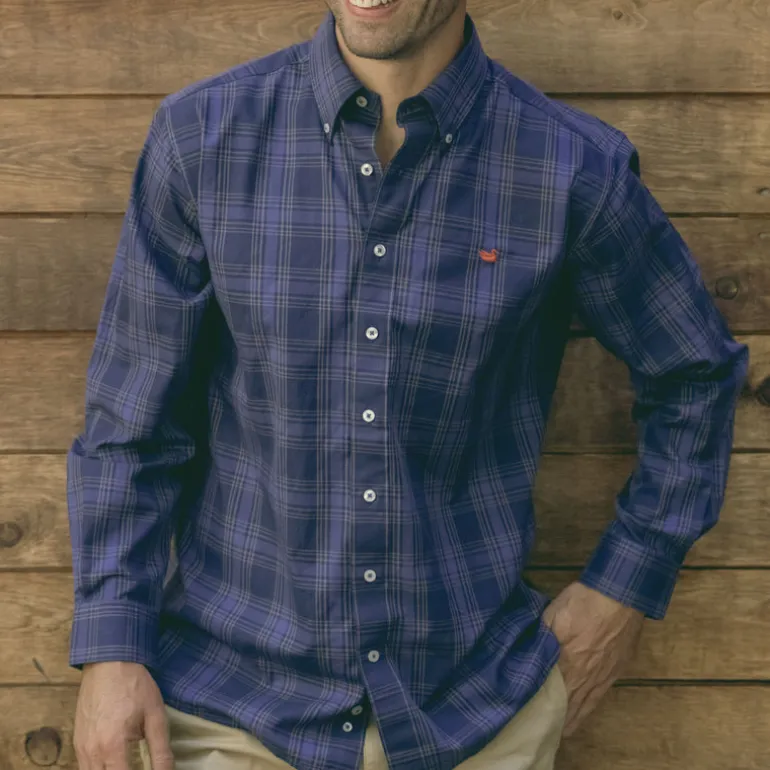 Tupelo Windowpane Dress Shirt