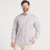 Van Buren Performance Grid Dress Shirt