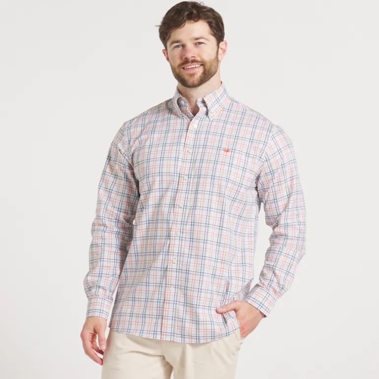 Van Buren Performance Grid Dress Shirt