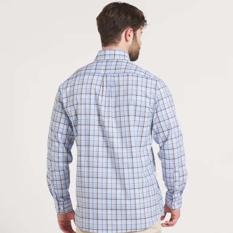 Van Buren Performance Grid Dress Shirt
