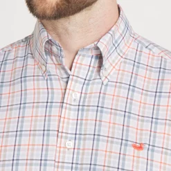 Van Buren Performance Grid Dress Shirt