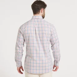 Van Buren Performance Grid Dress Shirt