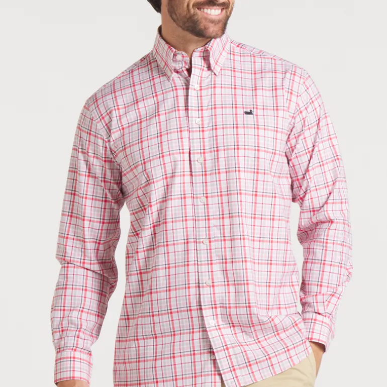Van Buren Performance Grid Dress Shirt