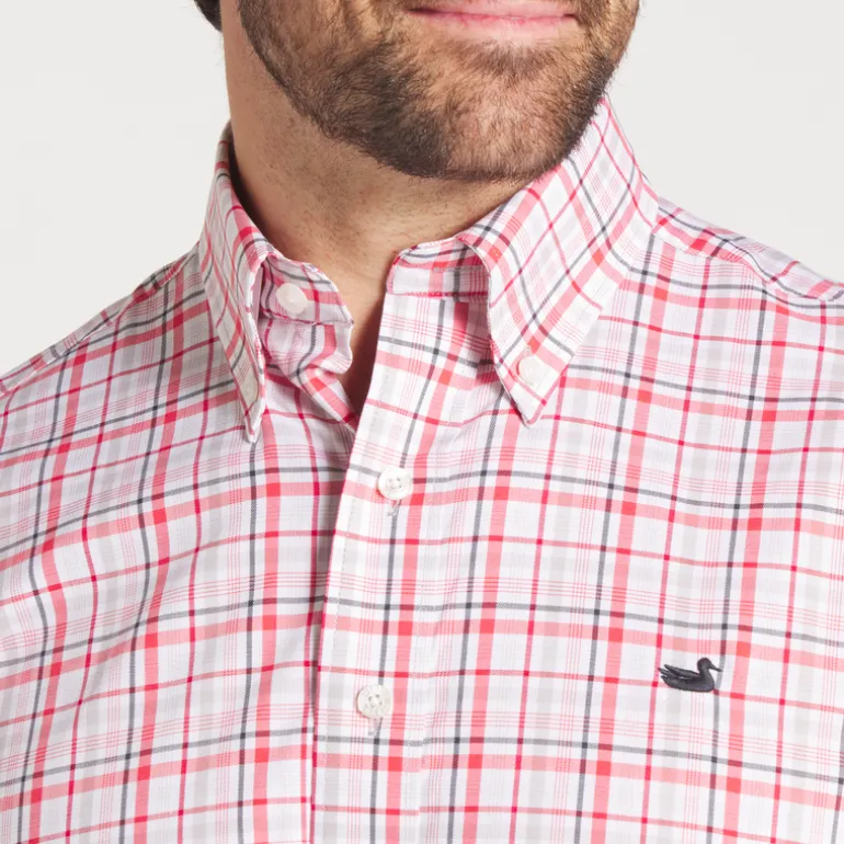 Van Buren Performance Grid Dress Shirt