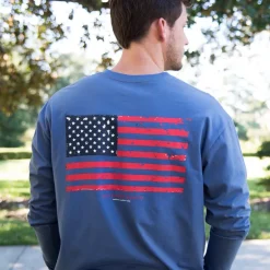 Vintage Flag Tee - Long Sleeve