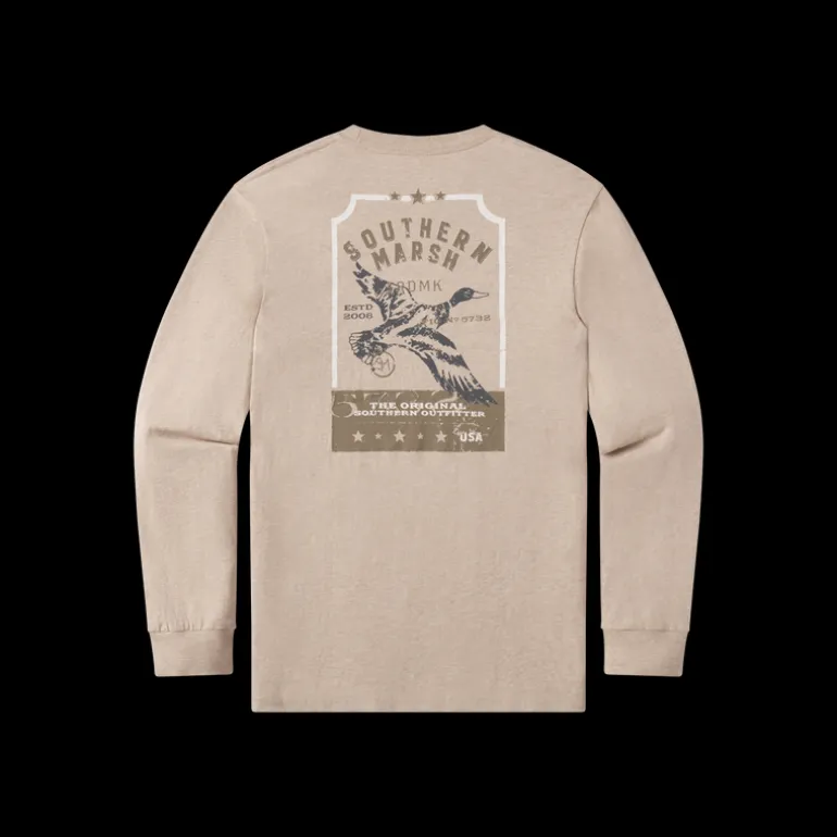 Vintage Tag Tee - Duck - Long Sleeve