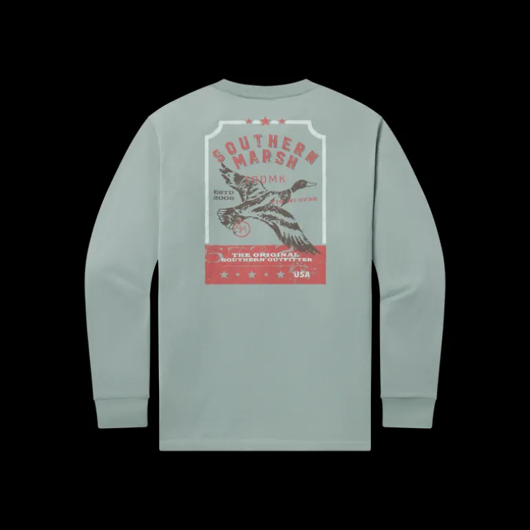 Vintage Tag Tee - Duck - Long Sleeve