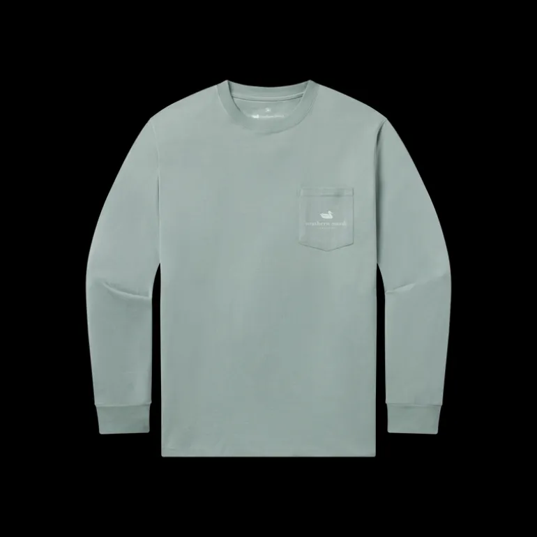 Vintage Tag Tee - Duck - Long Sleeve