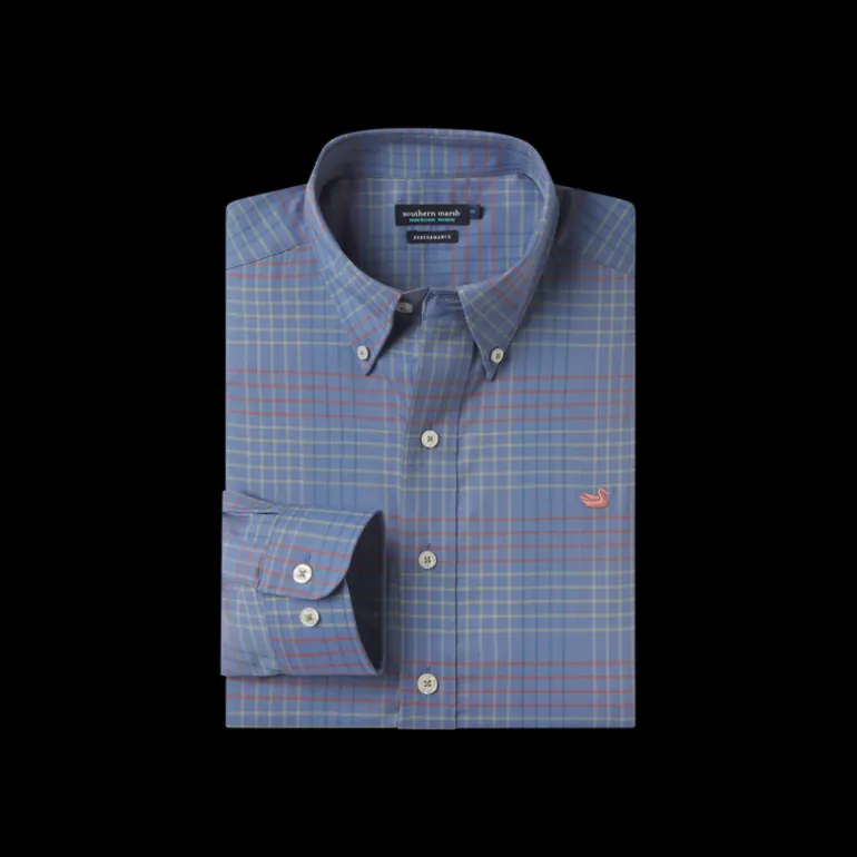 Winfield Grid Performance Dress Shirt