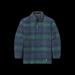 Youth Andover Plaid Sherpa Pullover