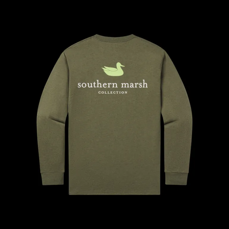 Youth Authentic Tee - Heathered - Long Sleeve