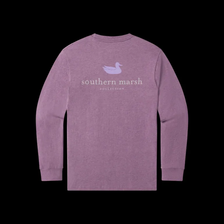 Youth Authentic Tee - Heathered - Long Sleeve