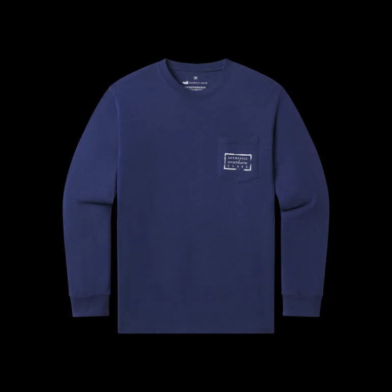 Youth Authentic Tee - Heathered - Long Sleeve